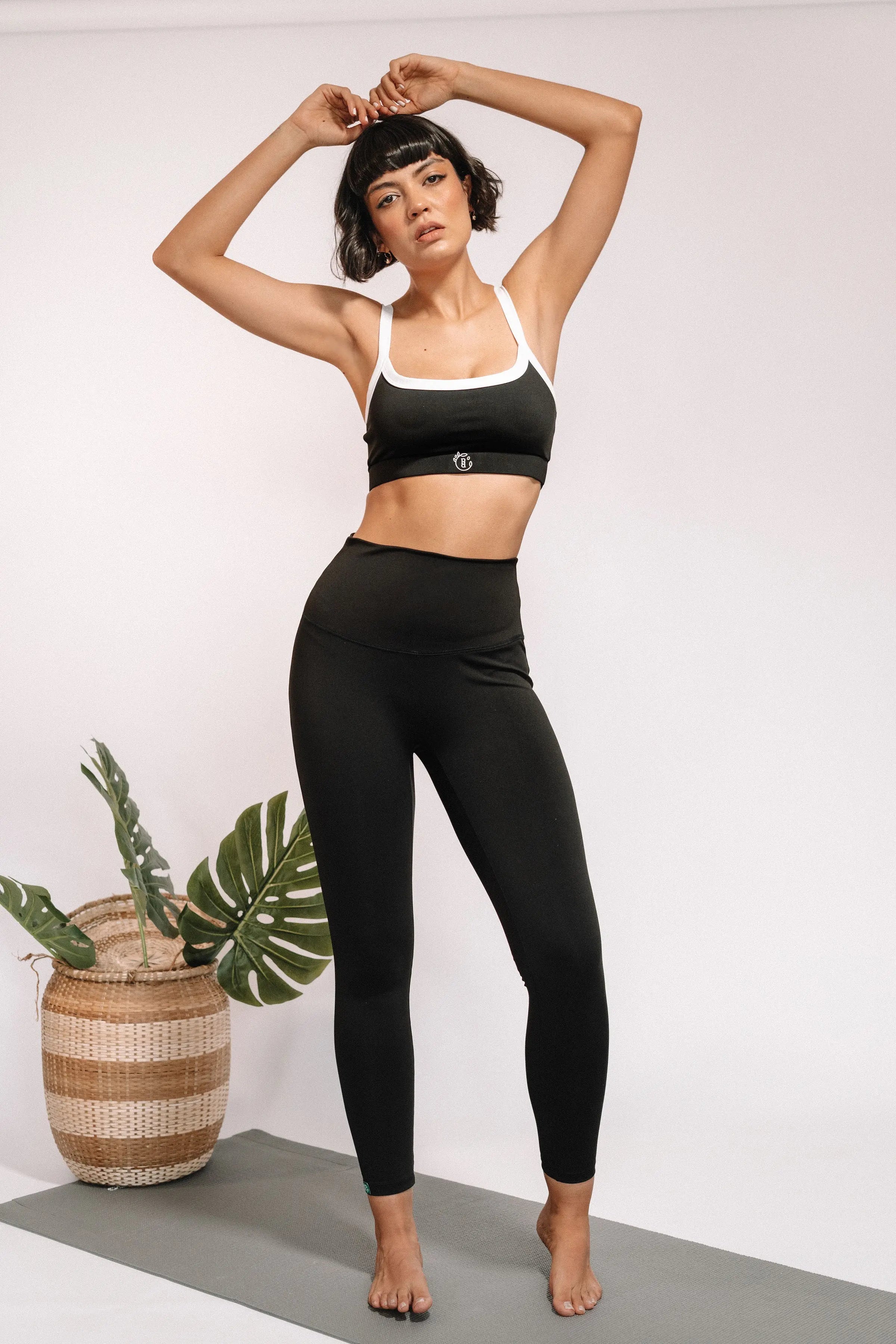 Angelinas’s  High Waist Glace Leggings Paola Ponders